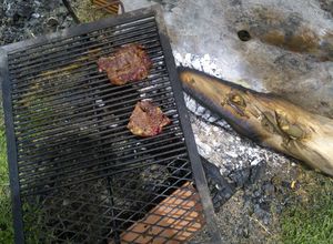 Una foto de Asado a la parrilla de churrasco de rosbif
