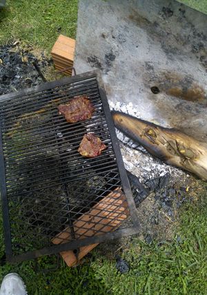 Una foto de Asado a la parrilla de churrasco de rosbif