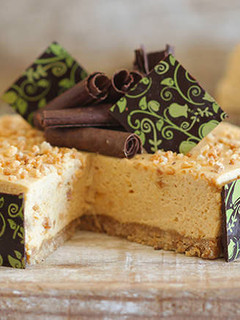 Una foto de Tarta mousse con turrón de Jijona