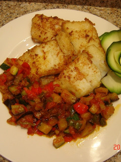 Una foto de Bacalao con sanfaina (Montse)