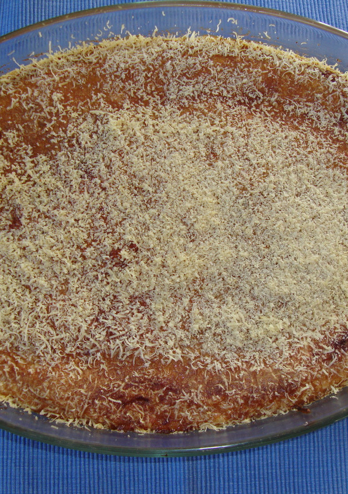 Una foto de Pastel de Berenjenas