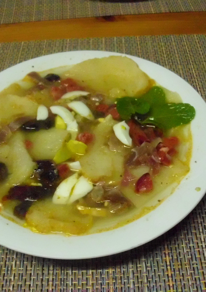 Una foto de Sopa de grazalema