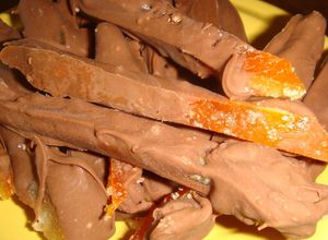 Una foto de Confituras de naranja y chocolate