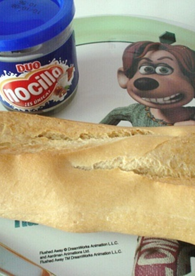 Una foto de Bocadillo de Nocilla