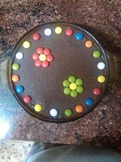 Una foto de Tarta flan choco nani