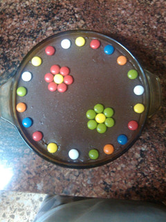 Una foto de Tarta flan choco nani