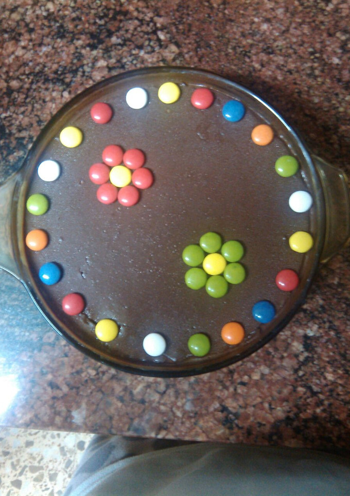 Una foto de Tarta flan choco nani
