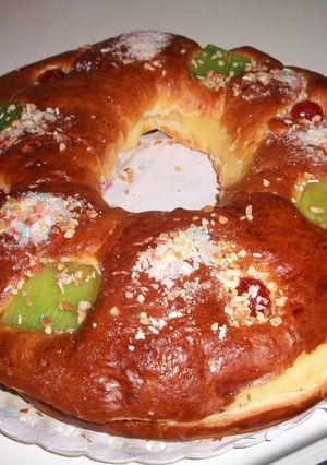 Una foto de Roscón de reyes perfecto
