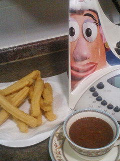 Una foto de Chocolate a la taza con thermomix