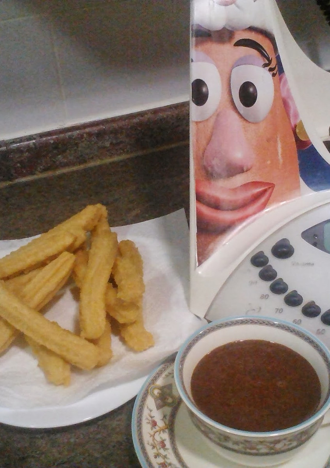 Una foto de Chocolate a la taza con thermomix