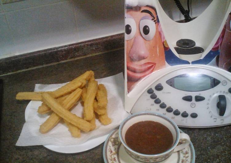Chocolate a la taza con thermomix