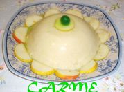 Una foto de postre light de gelatina yogurt