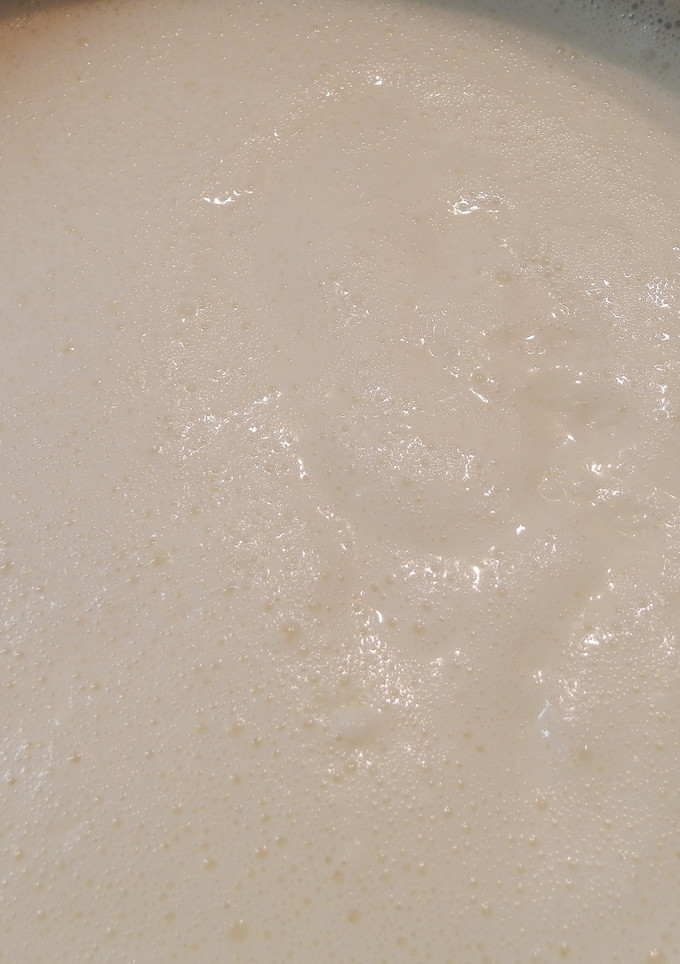 Una foto de Crema de chocolate blanco