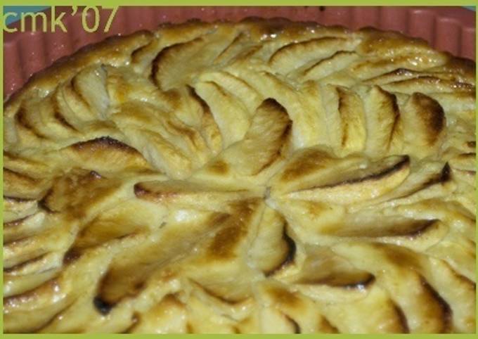 Foto principal de Exquisita tarta de manzana al flan