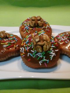 Una foto de Capricho de turrón con dulce de leche