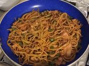 Una foto de spaghetti al chipotle