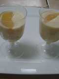 Mousse de melocotón