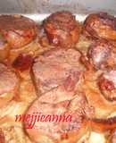 Medallones en salsa de champiñones