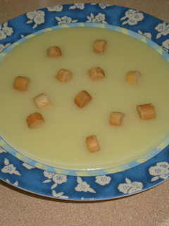 Una foto de Crema de patatas y cebollas