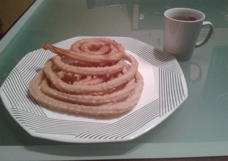 Churros con chocolate