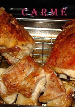 Una foto de Asado de cordero al horno con patatas