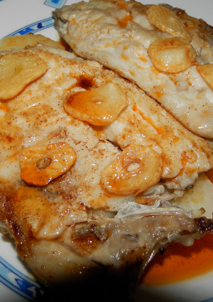 Una foto de Sargo a la gallega rápido