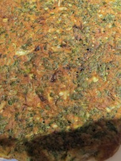 Una foto de Tortillas de espinacas y acelgas