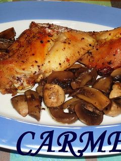 Una foto de Conejo asado a las 5 pimientas