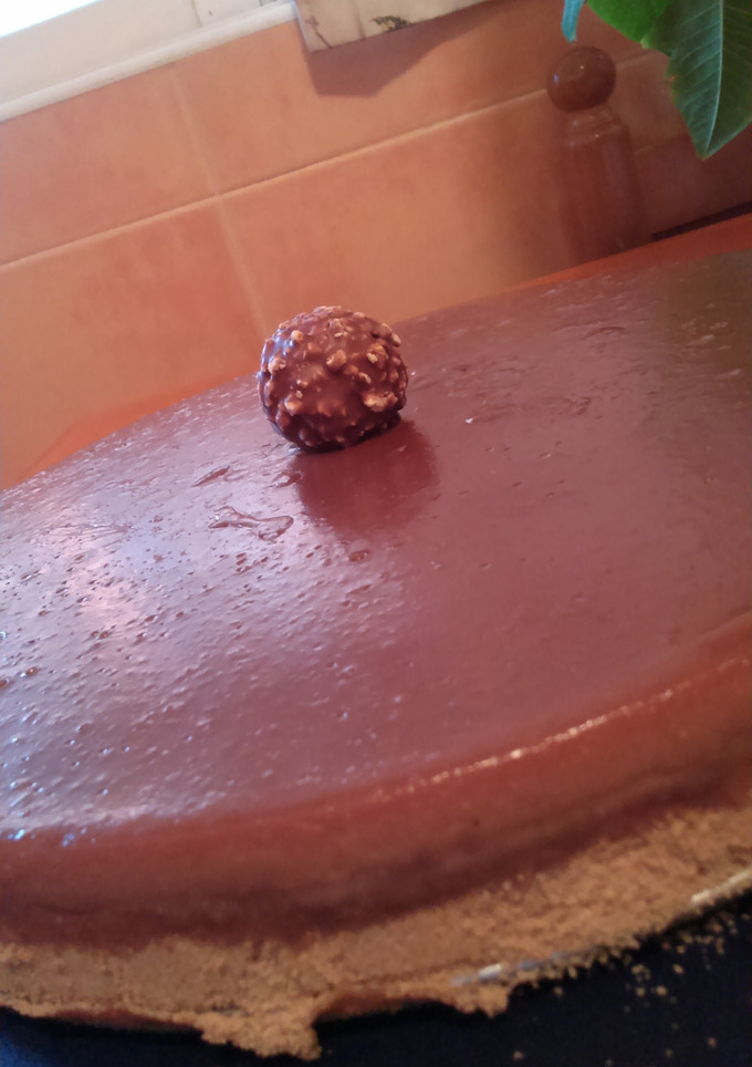 Una foto de Tarta Ferrero Rocher con Thermomix