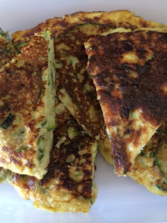 Una foto de Tortilla de zapallitos zucchinis