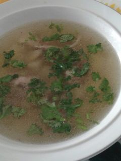 Una foto de Sopita de pollo 
