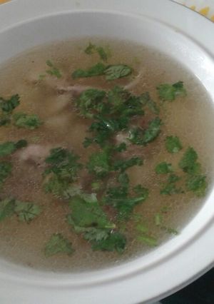 Una foto de Sopita de pollo 