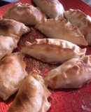 Relleno de empanadas de carne y de pollo