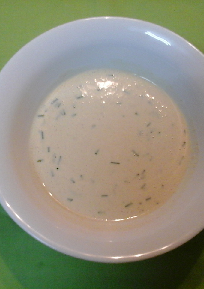 Una foto de Salsa de roquefort