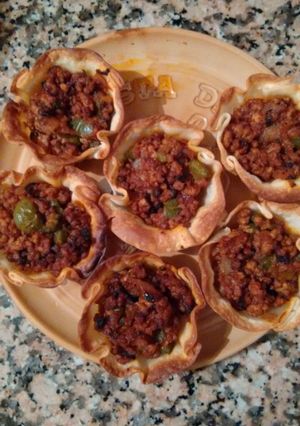 Una foto de Empanestas o canastitas de carne