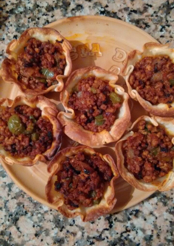 Una foto de Empanestas o canastitas de carne
