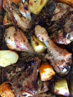 Una foto de Presas de pollo al horno