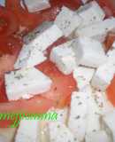 Tomates y queso fresco