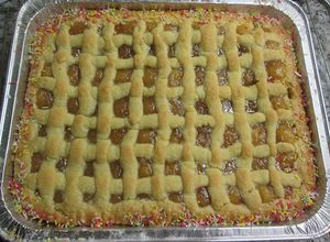 Foto principal de Pasta frola con crema de duraznos