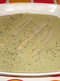 Una foto de Crema de acelgas