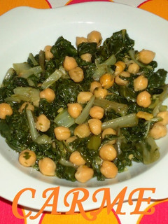 Una foto de Acelgas con garbanzos
