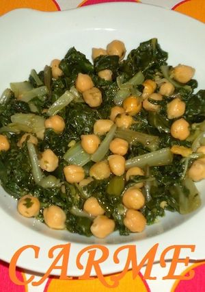 Una foto de Acelgas con garbanzos