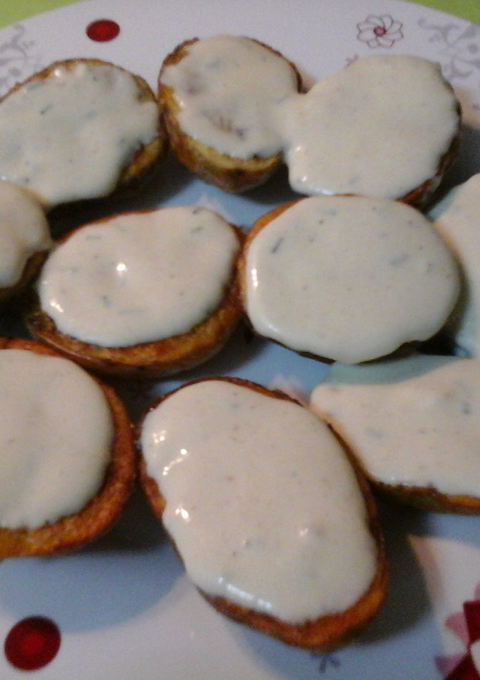Una foto de Patatas al horno con queso cabrales