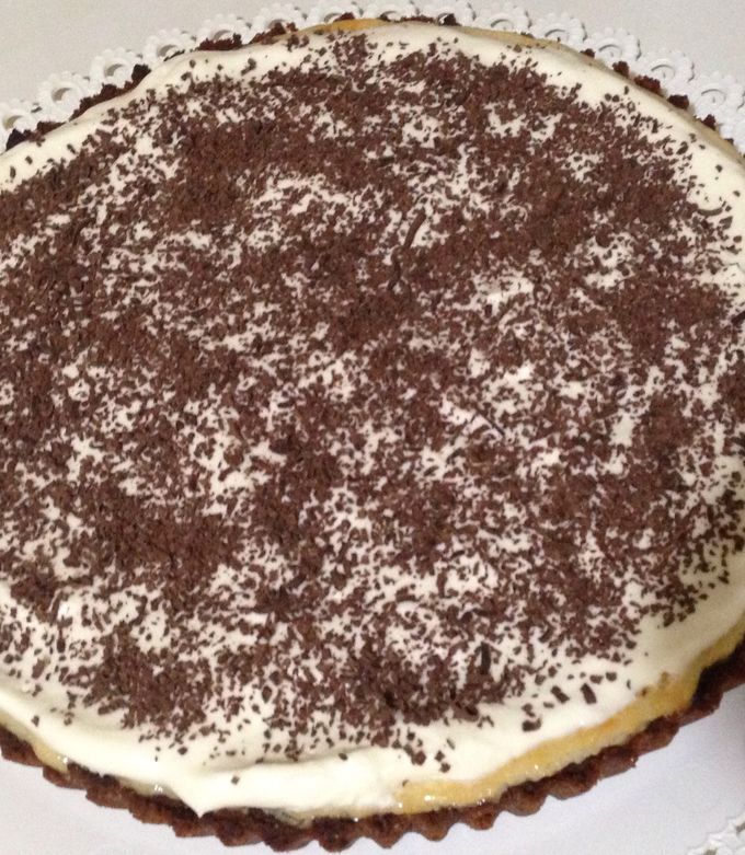Una foto de Tarta crema de limón