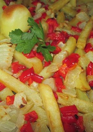 Una foto de Mix de patatas asadas