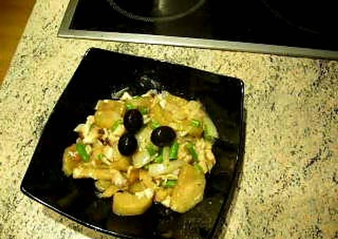 Wok de Berenjena con Setas Shitake