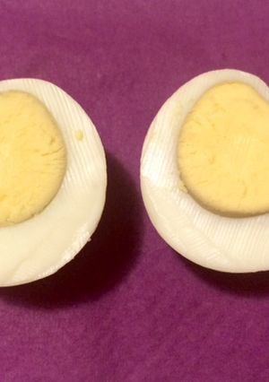 Una foto de Huevos cocidos para San Valentín