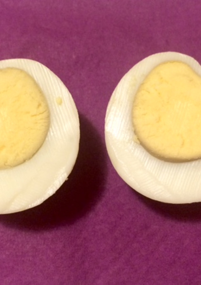 Una foto de Huevos cocidos para San Valentín
