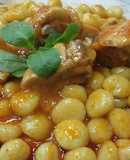 Ñoquis con pavo al tomate fresco