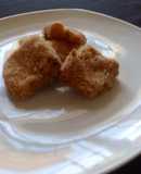 Leche frita con maicena